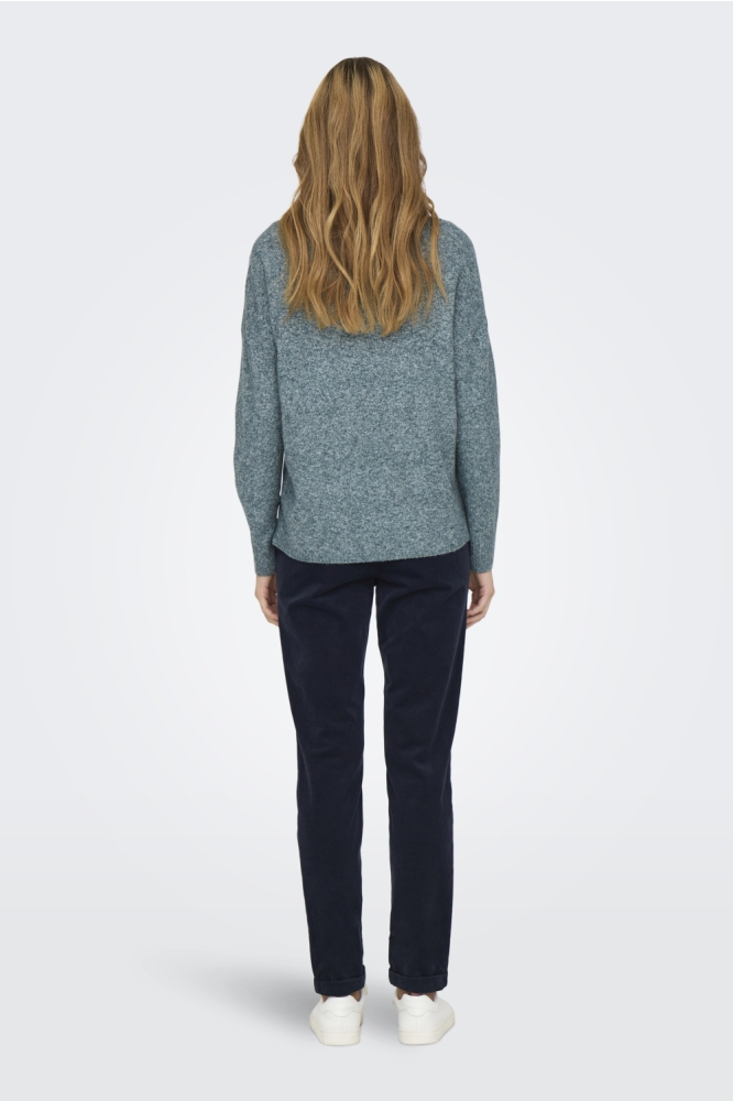ONLRICA LIFE L/S V-NECK PULLO KNT N 15224360 SEA MOSS/W MELANGE